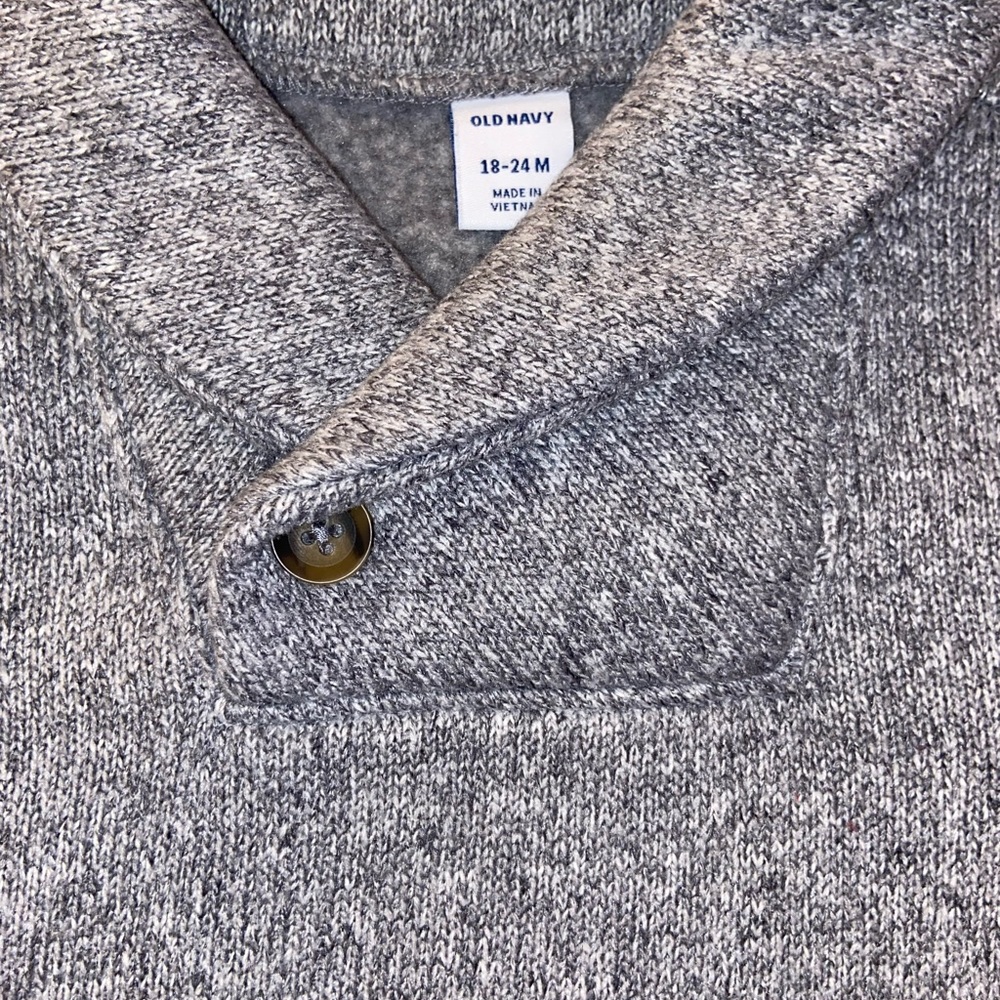 New 18-24mo boys sweater one piece. EUC